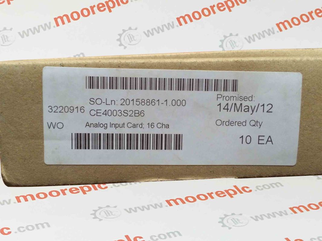 KJ3001X1-BC1 12P0551X132 VE4001S3T1B1 Dry Contact Card Emerson Parts KJ3001X1-BC1